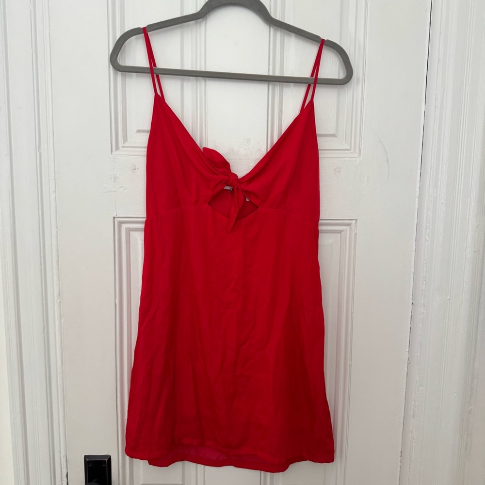 Urban Outfitters Satin Red Dress Size M